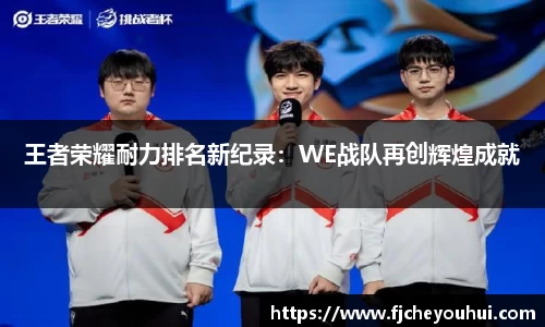 王者荣耀耐力排名新纪录：WE战队再创辉煌成就